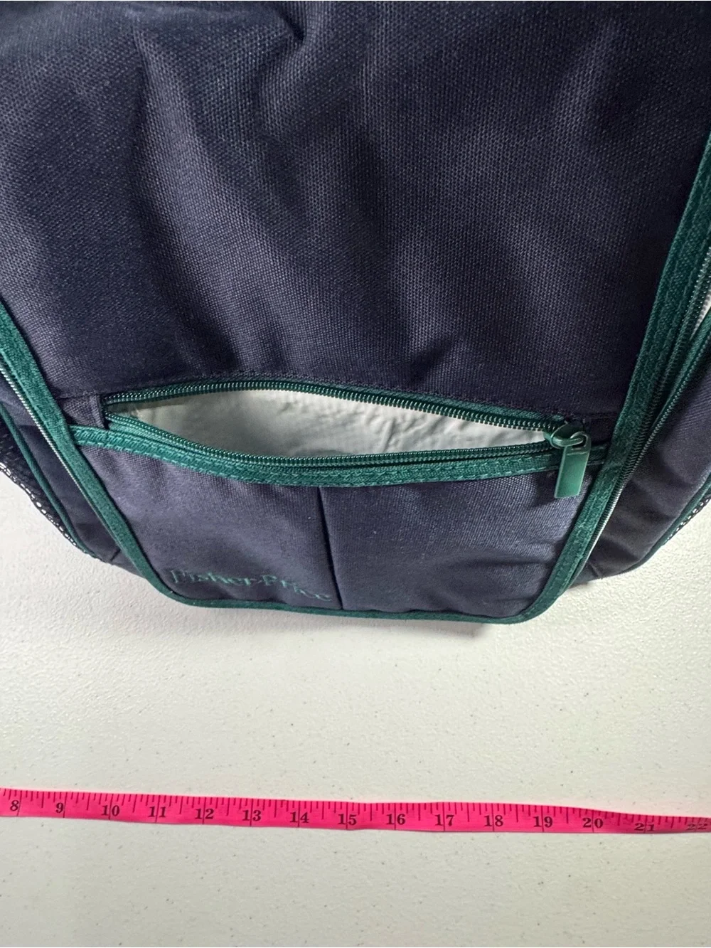 Fisher-Price Navy and Teal Shoulder Baby Bag